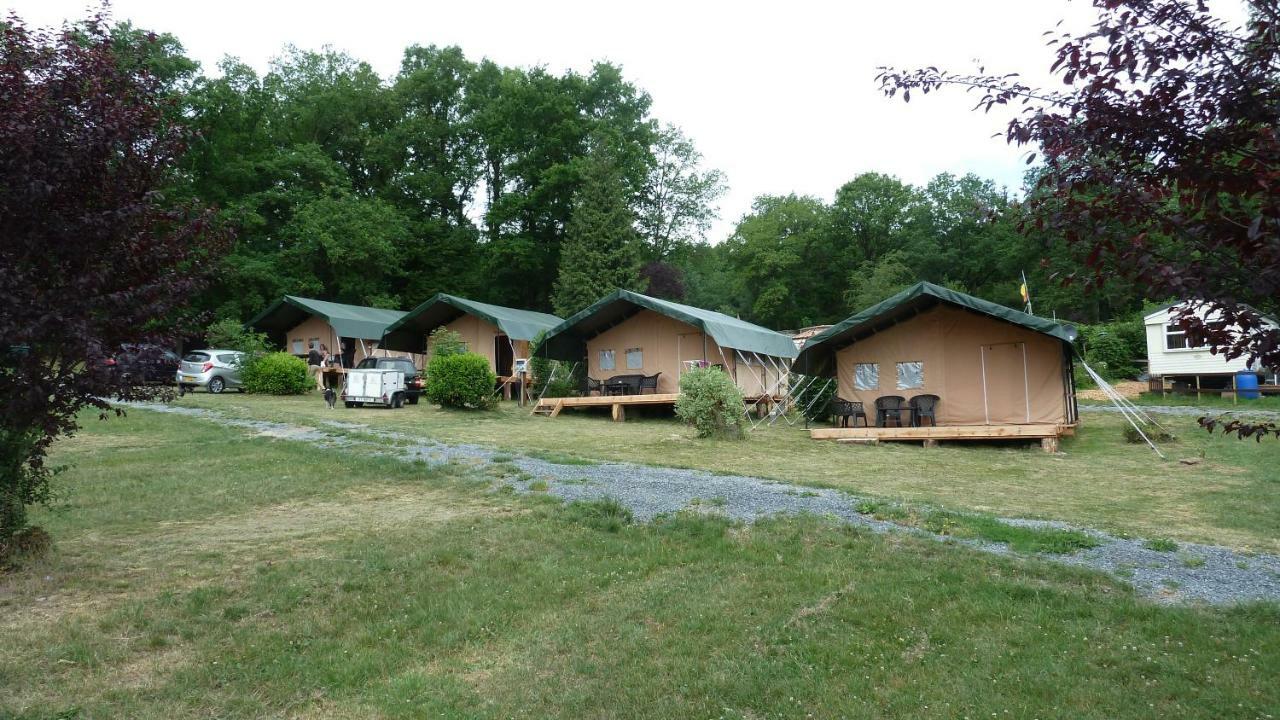 Safari Tent At Camping Le Roptai Rochefort Exterior foto