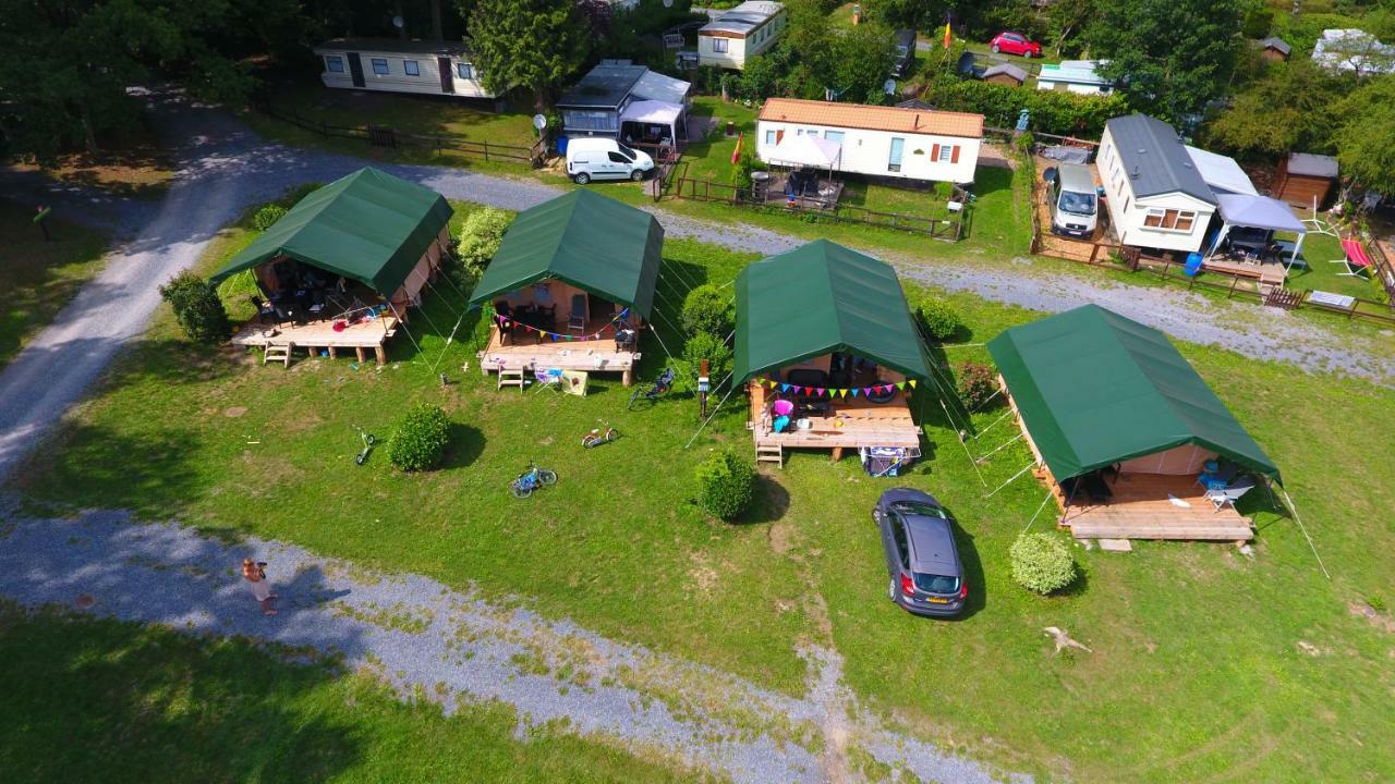 Safari Tent At Camping Le Roptai Rochefort Exterior foto