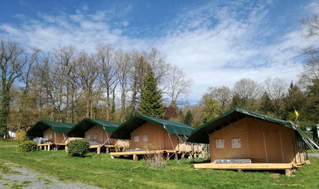 Safari Tent At Camping Le Roptai Rochefort Exterior foto