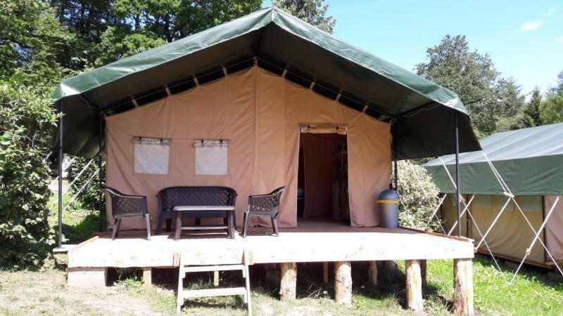 Safari Tent At Camping Le Roptai Rochefort Exterior foto